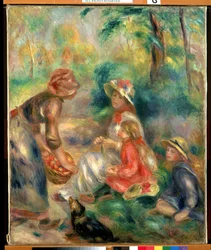 Vendeur de pommes, vers 1889